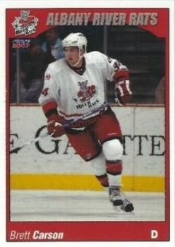2006-07 Choice Albany River Rats (AHL) #23 Brett Carson Front