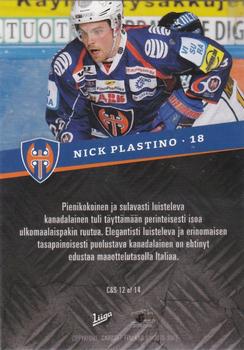 2015-16 Cardset Finland - Concrete & Steel #C&S12 Nick Plastino Back