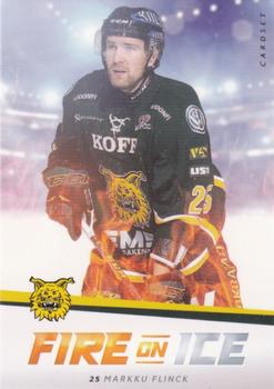 2015-16 Cardset Finland - Fire on Ice #FOI4 Markku Flinck Front