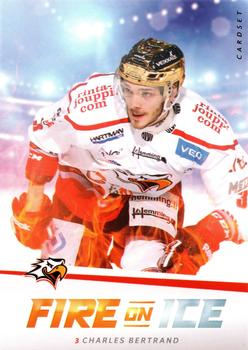 2015-16 Cardset Finland - Fire on Ice #FOI12 Charles Bertrand Front