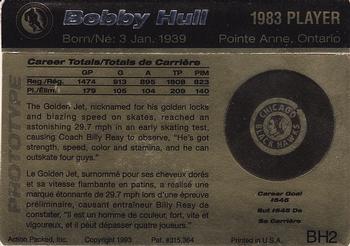 1993-94 Action Packed Prototypes #BH2 Bobby Hull Back