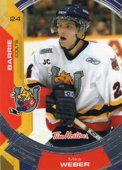 2006-07 Extreme Barrie Colts (OHL) #NNO Mike Weber Front