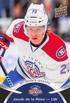 2015-16 Upper Deck AHL #58 Jacob de la Rose Front