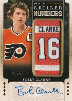 2015-16 Upper Deck Black Diamond - Retired Numbers Autographs #RN-BC Bobby Clarke Front