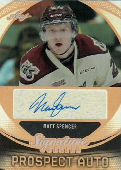 2015 Leaf Signature Series #SP-MS1 Matt Spencer Front