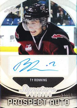 2015 Leaf Signature Series - Prospects Gray #SP-TR1 Ty Ronning Front