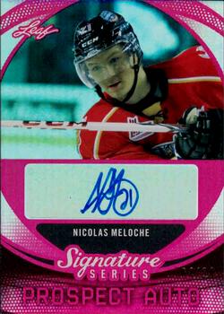 2015 Leaf Signature Series - Prospects Red #SP-NM2 Nicolas Meloche Front