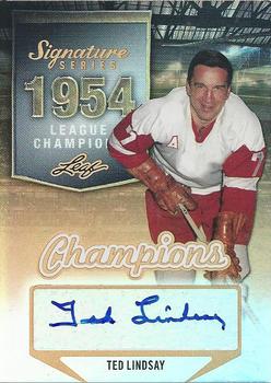 2015 Leaf Signature Series - Signature Champions - Bronze #SCH-TL1 Ted Lindsay Front