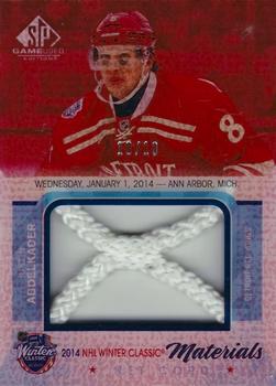 2015-16 SP Game Used - 2014 Winter Classic Net Cord Red Light #WCNC-JA Justin Abdelkader Front
