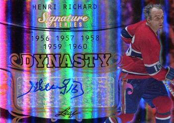 2015 Leaf Signature Series - Signature Dynasty - Bronze #SDY-HR1 Henri Richard Front