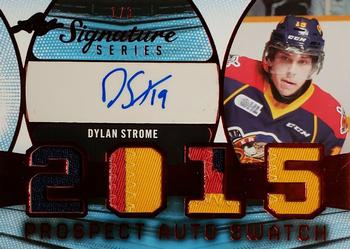 2015 Leaf Signature Series - Signature Prospect Patch #PAP-DS1 Dylan Strome Front