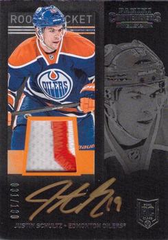 2013-14 Panini Contenders - Rookie Ticket Signature Patch #260 Justin Schultz Front