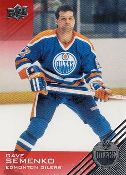 2013 Upper Deck Edmonton Oilers #8 Dave Semenko Front