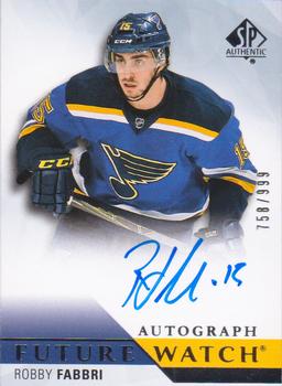 2015-16 SP Authentic #250 Robby Fabbri Front