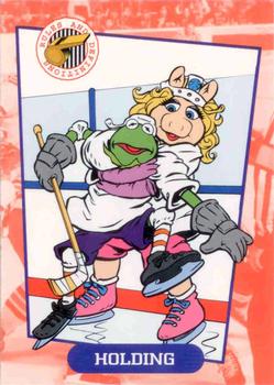 1994 Cardz Muppets Take the Ice #18 Holding Front