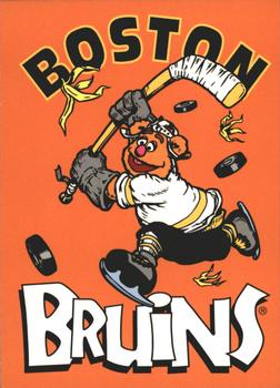 1994 Cardz Muppets Take the Ice #28 Boston Bruins Front