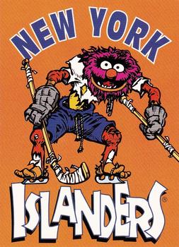 1994 Cardz Muppets Take the Ice #40 New York Islanders Front