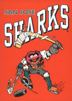 1994 Cardz Muppets Take the Ice #46 San Jose Sharks Front
