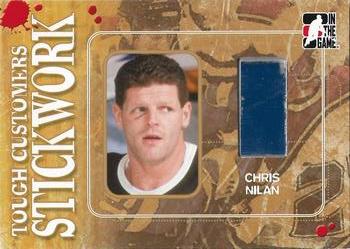 2005-06 In The Game Tough Customers - Stickwork #SW-CNI Chris Nilan Front