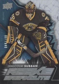2015-16 Upper Deck - Rookie Breakouts #RB9 Malcolm Subban Front