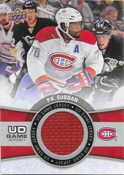 2015-16 Upper Deck - UD Game Jerseys (Series Two) #GJ-PS P.K. Subban Front