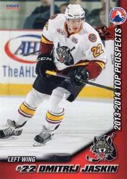 2013-14 Choice AHL Top Prospects #10 Dmitrij Jaskin Front