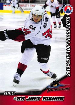 2013-14 Choice AHL Top Prospects #20 Joey Hishon Front
