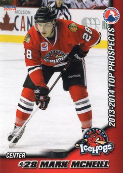 2013-14 Choice AHL Top Prospects #33 Mark McNeill Front