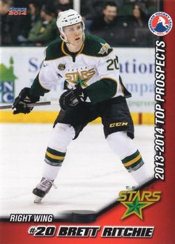 2013-14 Choice AHL Top Prospects #42 Brett Ritchie Front