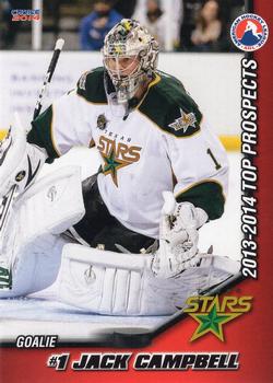 2013-14 Choice AHL Top Prospects #43 Jack Campbell Front