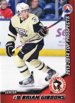 2013-14 Choice AHL Top Prospects #47 Brian Gibbons Front
