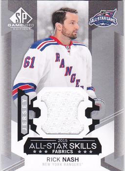 2015-16 SP Game Used - 2015 All-Star Skills Fabrics #AS-28 Rick Nash Front