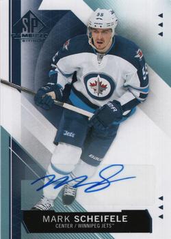 2015-16 SP Game Used - Blue Autographs #30 Mark Scheifele Front
