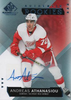2015-16 SP Game Used - Blue Autographs #106 Andreas Athanasiou Front