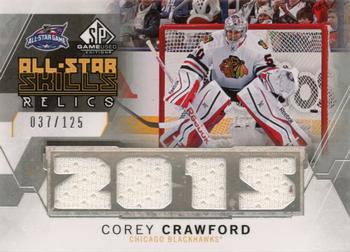 2015-16 SP Game Used - 2015 All-Star Skills Relics #AS-CC Corey Crawford Front