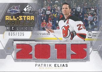 2015-16 SP Game Used - 2015 All-Star Skills Relics #AS-PE Patrik Elias Front