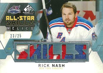 2015-16 SP Game Used - 2015 All-Star Skills Relics Platinum Blue Patch #AS-NA Rick Nash Front