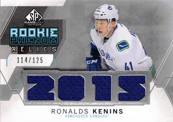 2015-16 SP Game Used - 2015 Rookie Phenom Relics #RP-RK Ronalds Kenins Front