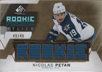 2015-16 SP Game Used - 2015 Rookie Phenom Relics Gold #RP-NP Nicolas Petan Front
