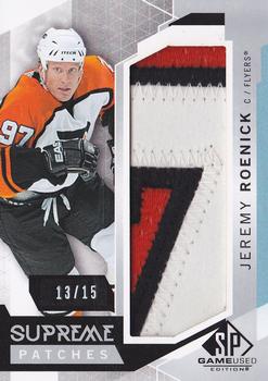 2015-16 SP Game Used - Supreme Relics Supreme Patches #PA-JR Jeremy Roenick Front