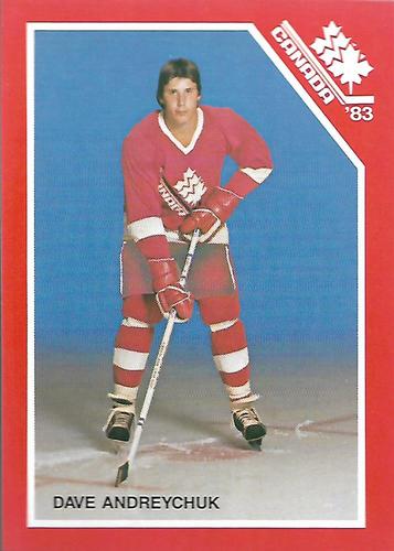 1983 Canadian National Juniors #NNO Dave Andreychuk Front