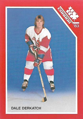 1983 Canadian National Juniors #NNO Dale Derkatch Front