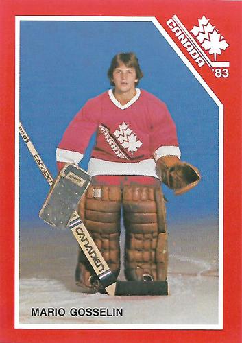 1983 Canadian National Juniors #NNO Mario Gosselin Front