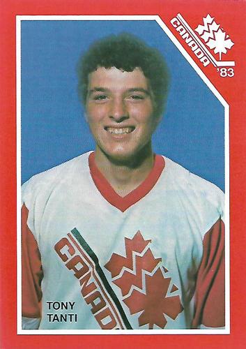 1983 Canadian National Juniors #NNO Tony Tanti Front