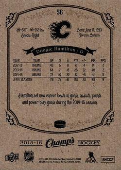 2015-16 Upper Deck Champ's #56 Dougie Hamilton Back