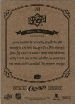 2015-16 Upper Deck Champ's #293 Henry Hudson Back