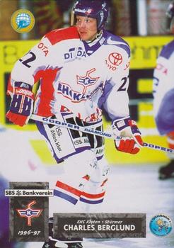 1996-97 IHA HNL (Swiss) #15 Charles Berglund Front