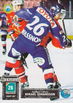 1996-97 IHA HNL (Swiss) #567 Mikael Johansson Front
