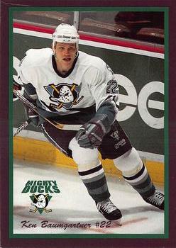 1996-97 Anaheim Mighty Ducks #12 Ken Baumgartner Front