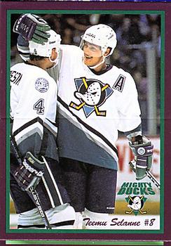 1996-97 Anaheim Mighty Ducks #24 Teemu Selanne Front